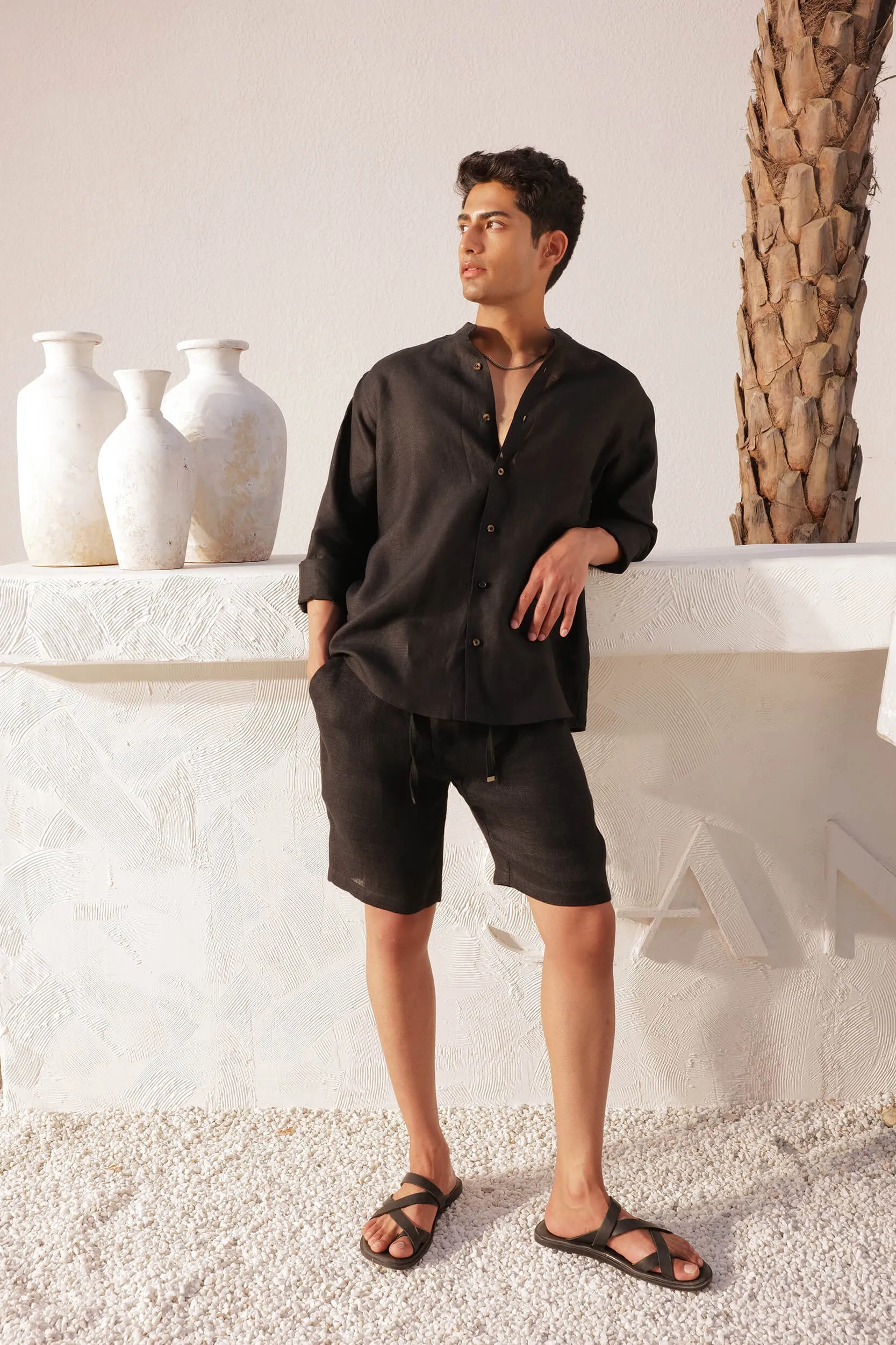 Rome Shirt - Man (BLACK)