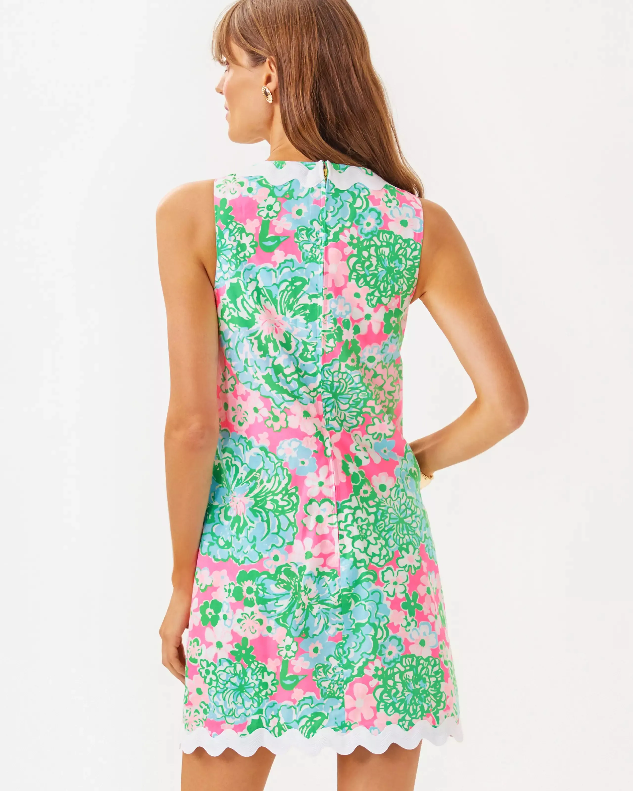 Romey Shift Romper (Plumes in Bloom)