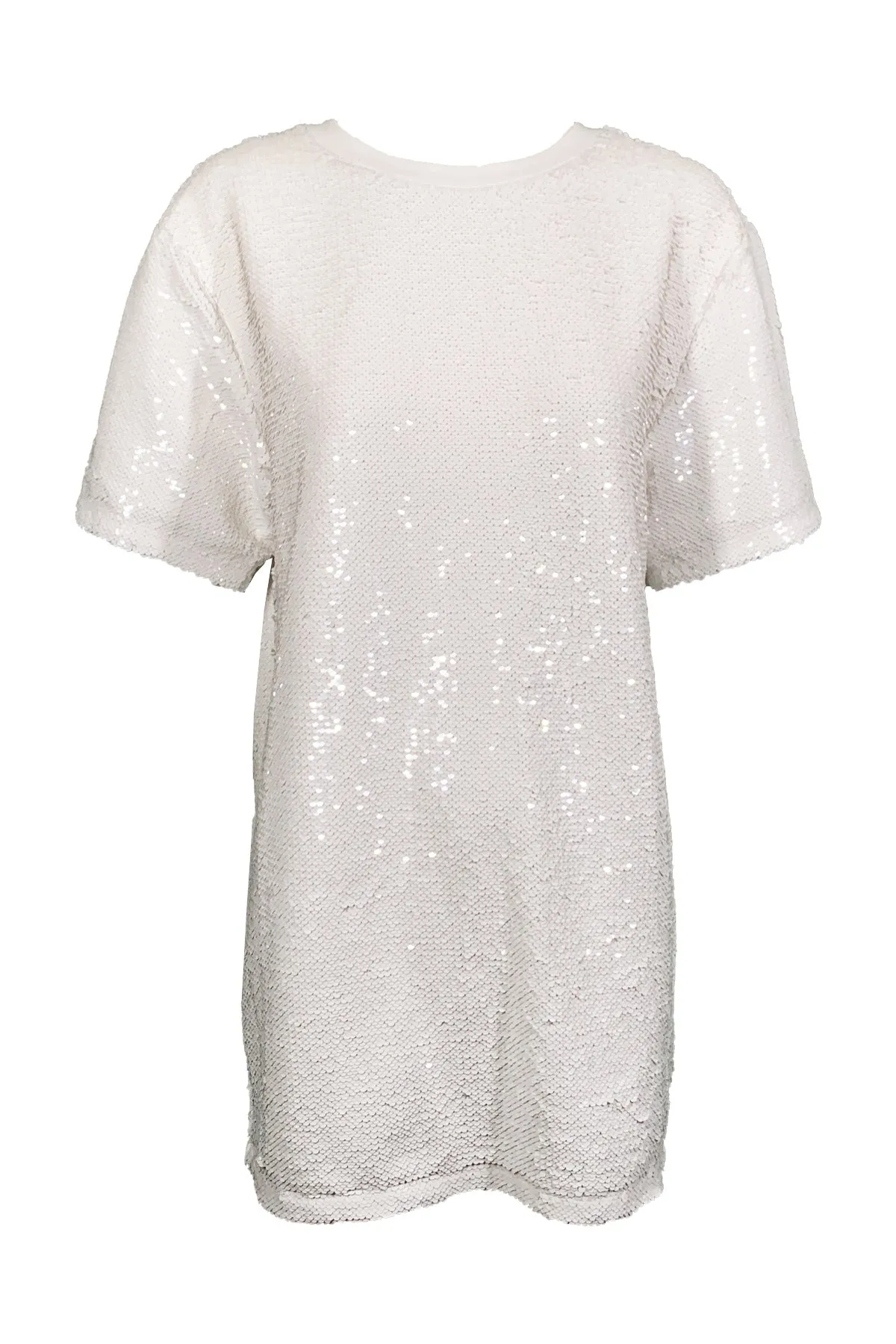 Romy T-Shirt Dress in Comet White