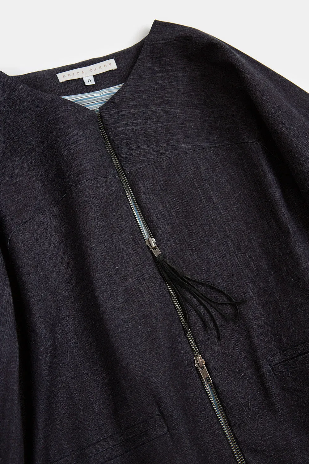 Ruby Denim Jacket in Dark Indigo