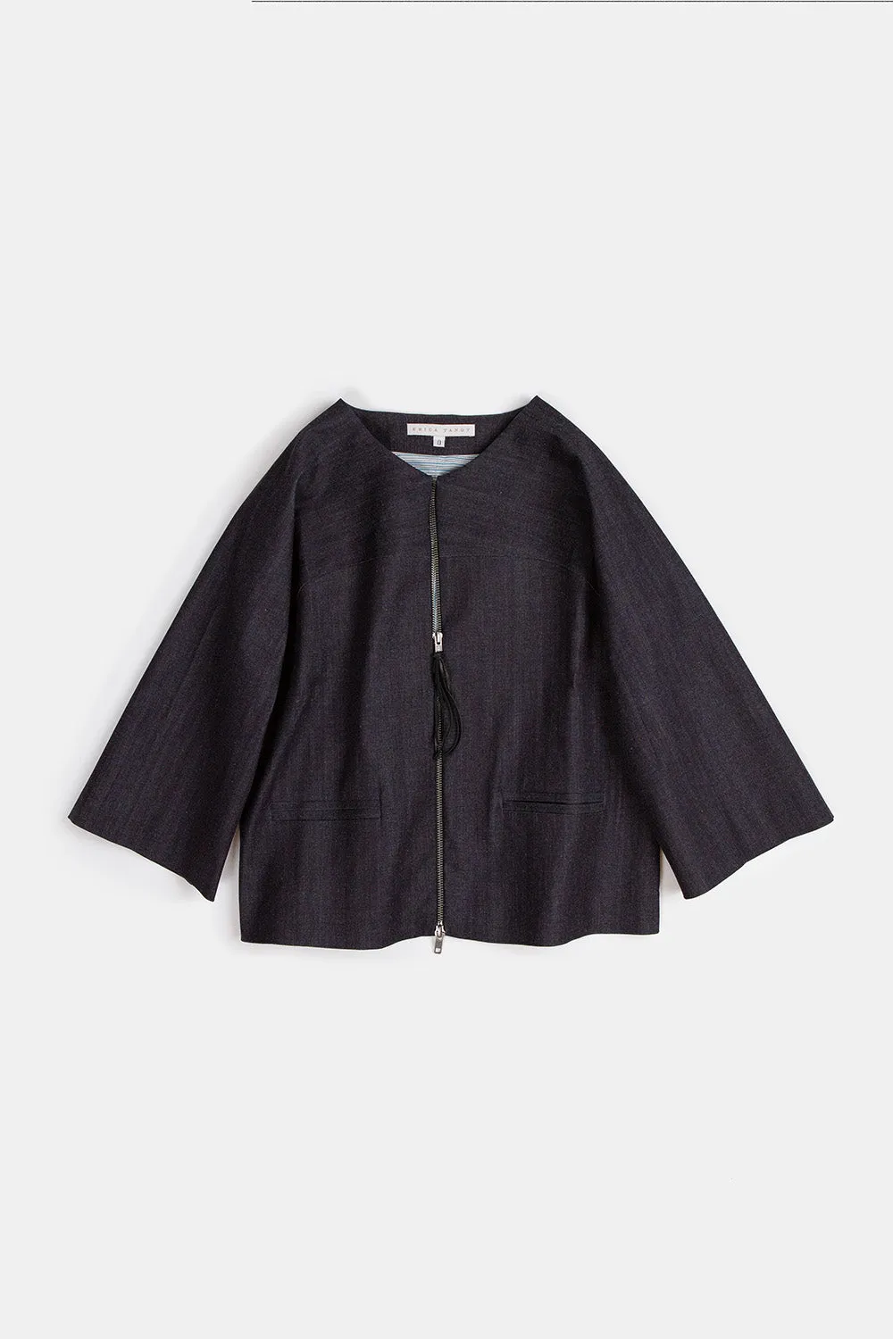 Ruby Denim Jacket in Dark Indigo