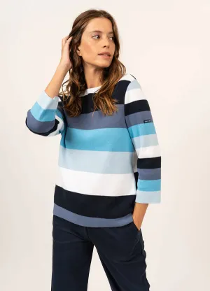 Saint James Voissey Colorful Striped Sweater