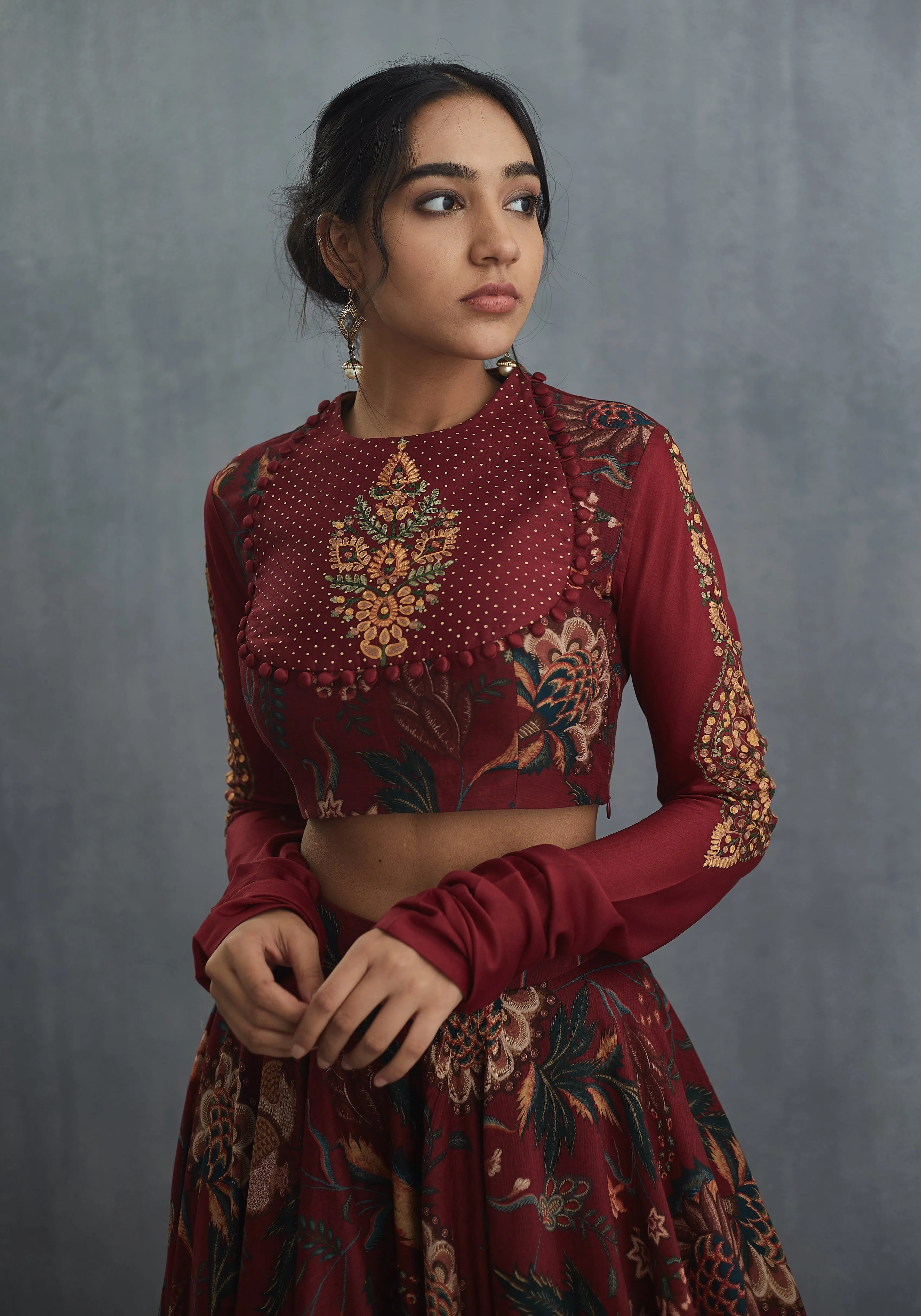 Sanobar Aari Waraq Blouse