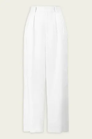 Sasha Wide-Leg Pant in White