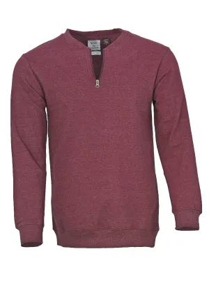Save The Ocean Sustainable 1/4  Zipper Casual Sweater