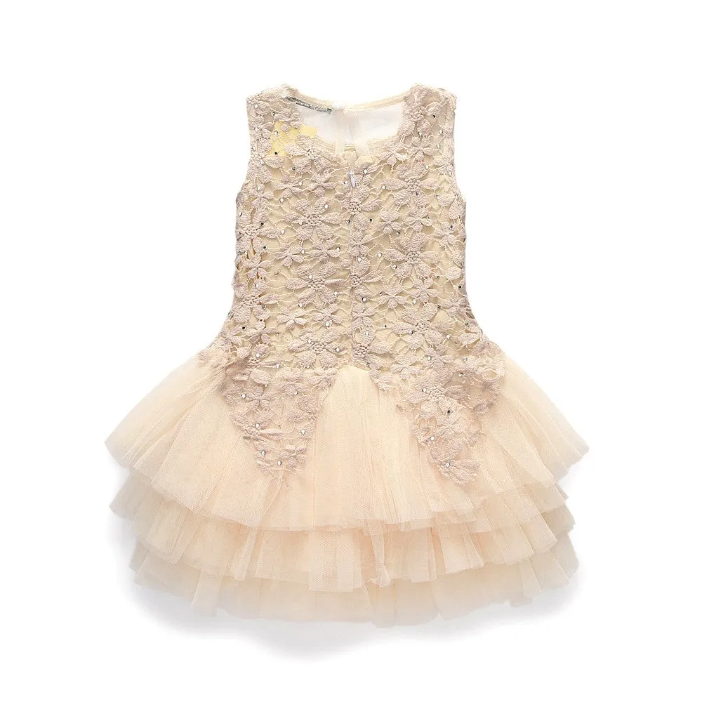 Shift Lace studded tutu dress