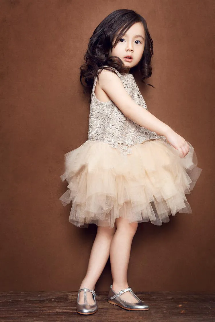 Shift Lace studded tutu dress
