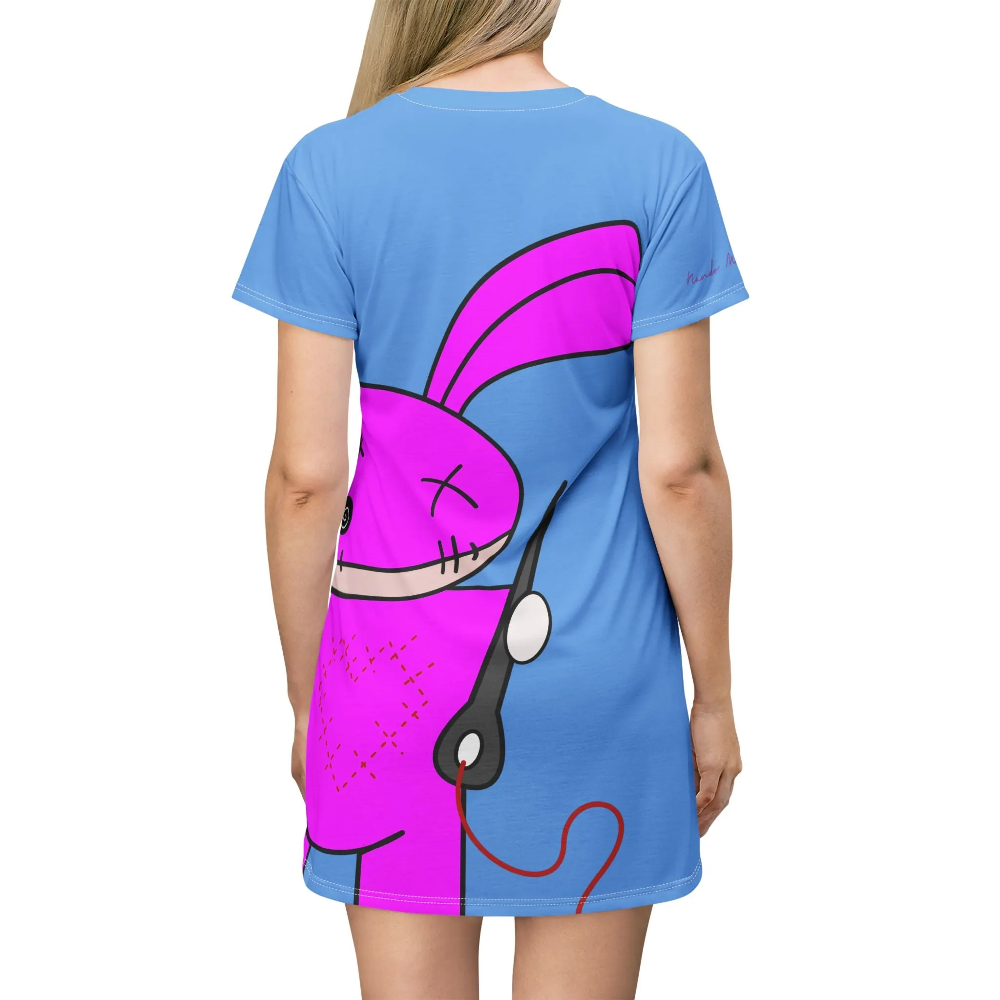 Shirtdress, Light Blue Halloween Puppet