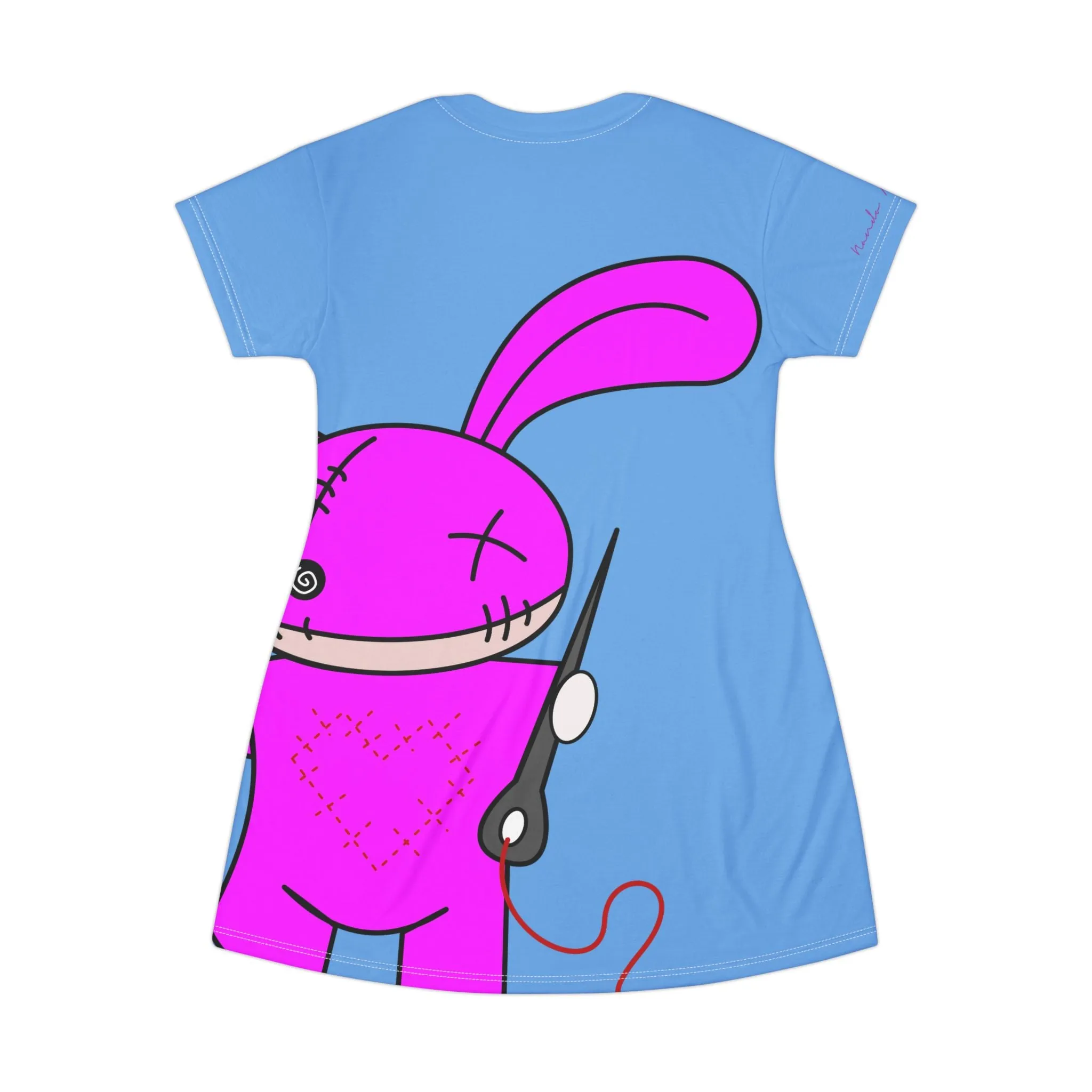 Shirtdress, Light Blue Halloween Puppet