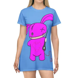 Shirtdress, Light Blue Halloween Puppet