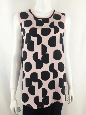 Silk Polka Dot Blouse Size S
