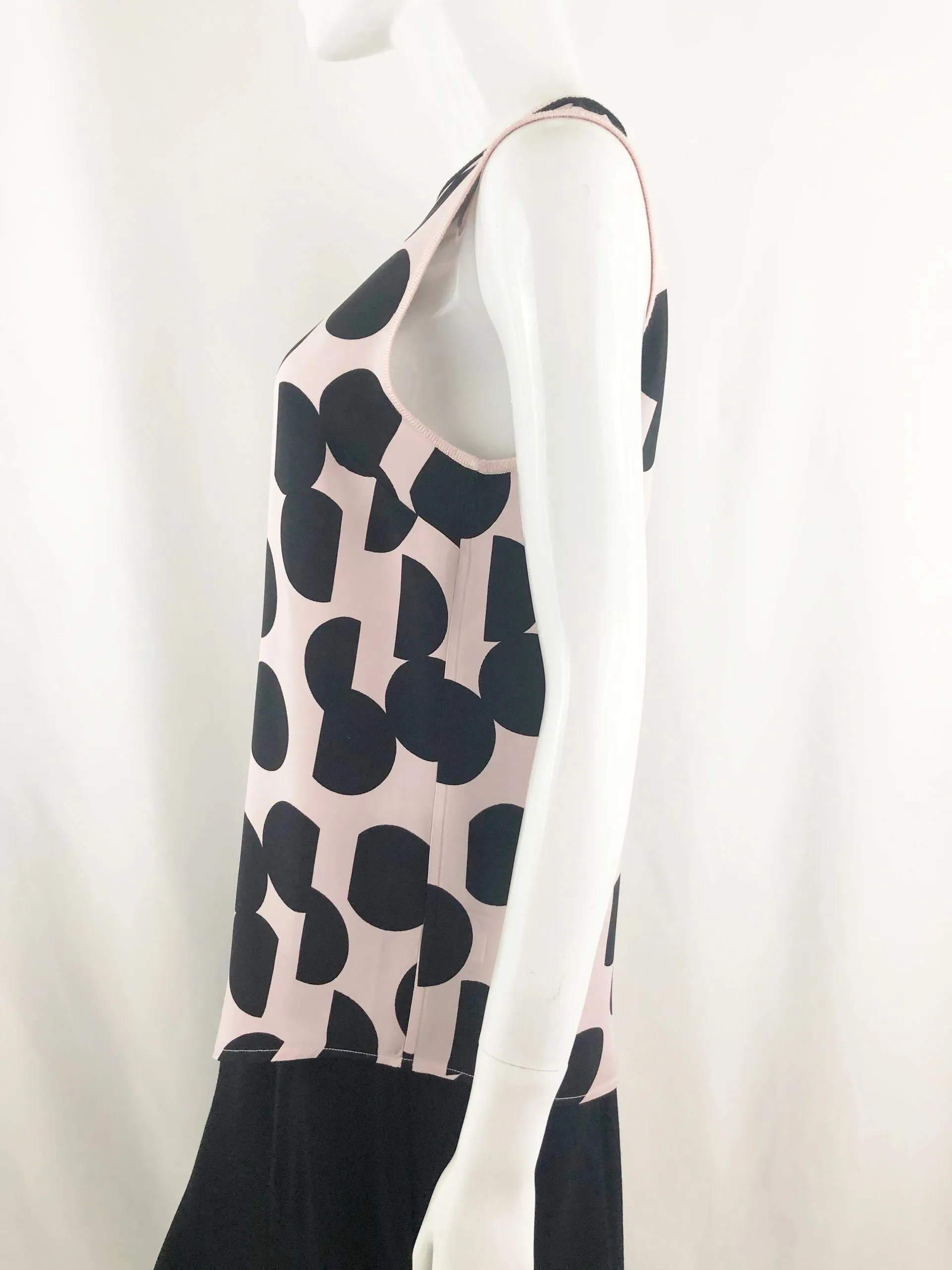Silk Polka Dot Blouse Size S