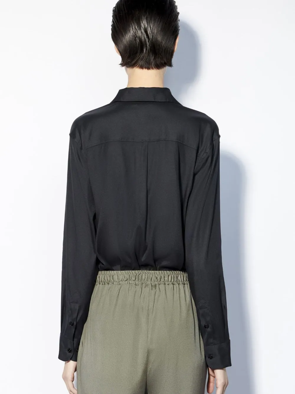 Silk Shirt with Pockets