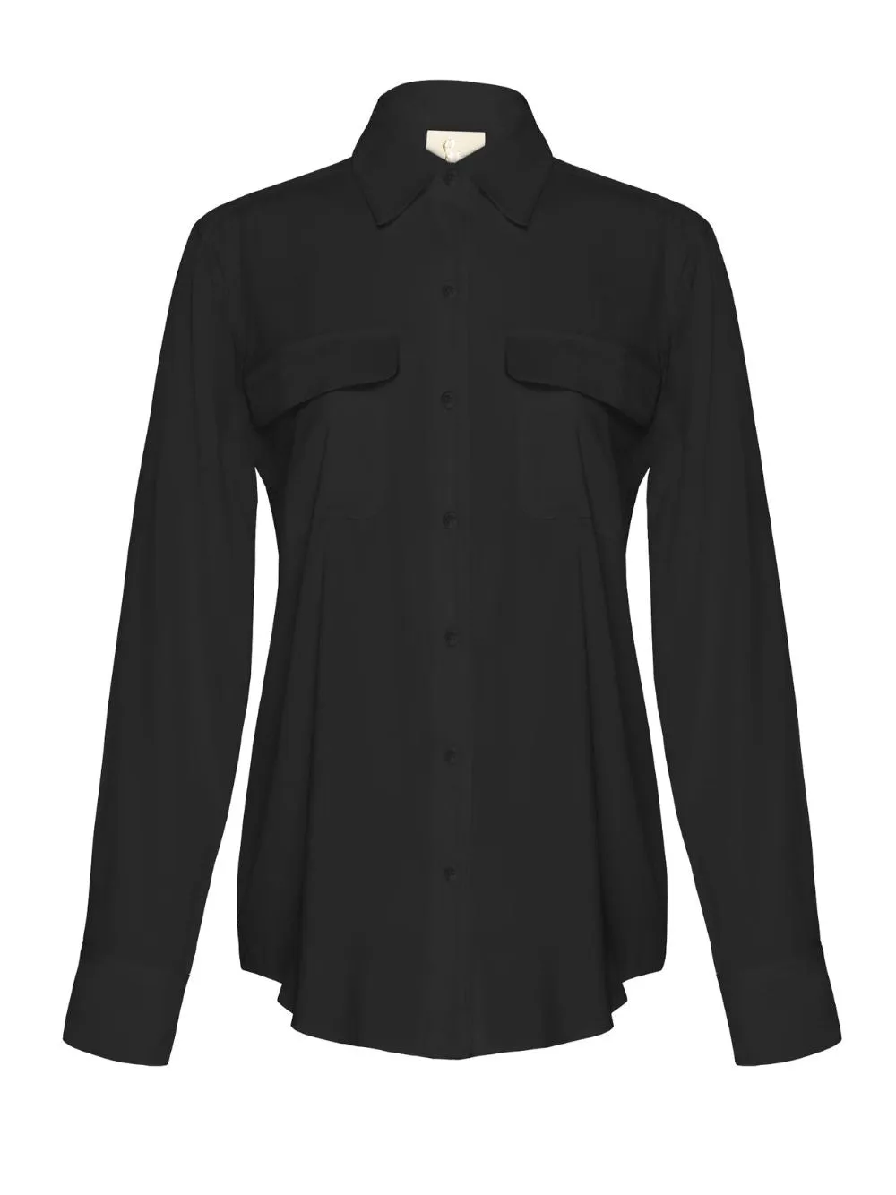 Silk Shirt with Pockets