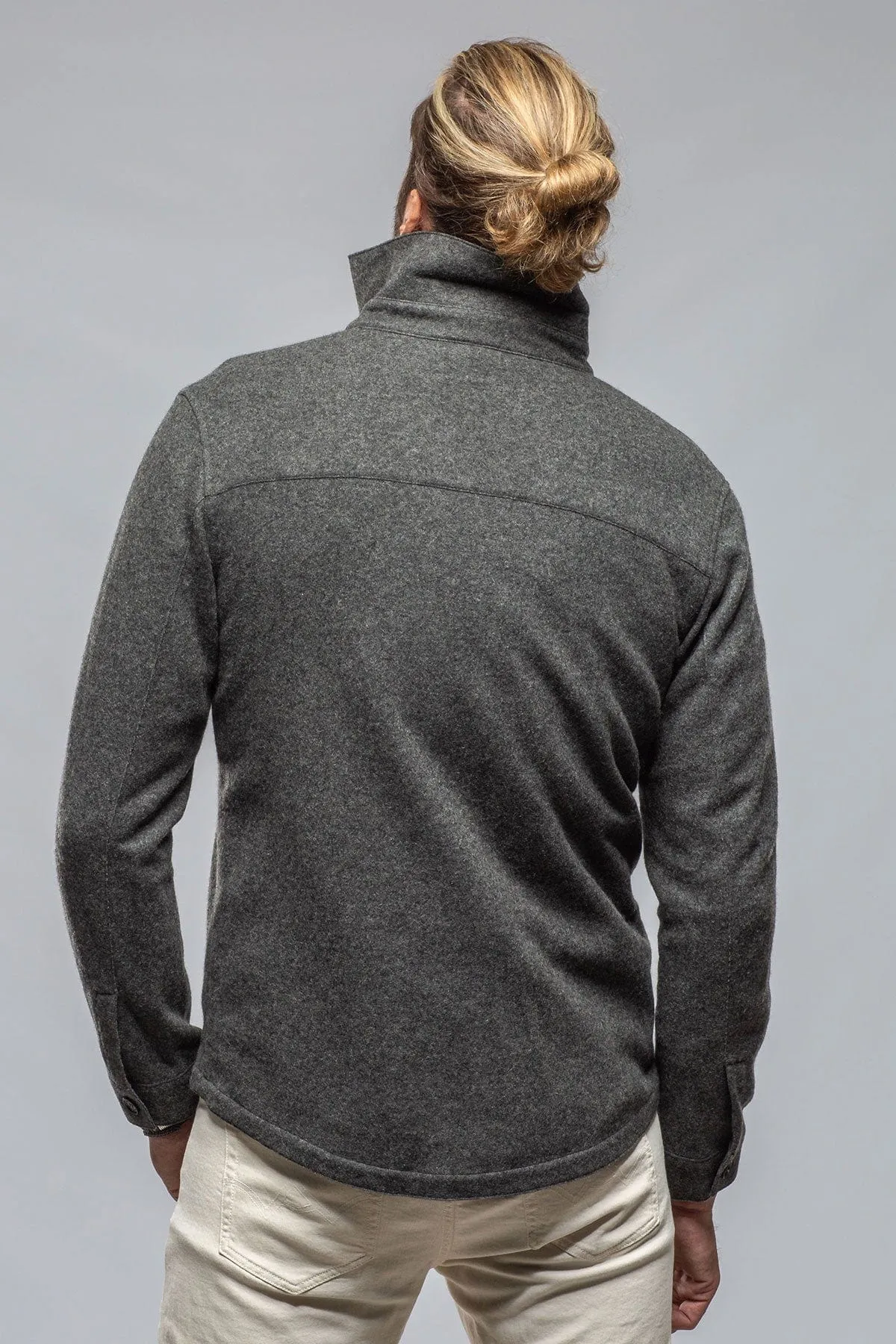 Sooter Cashmere Shirt In Charcoal
