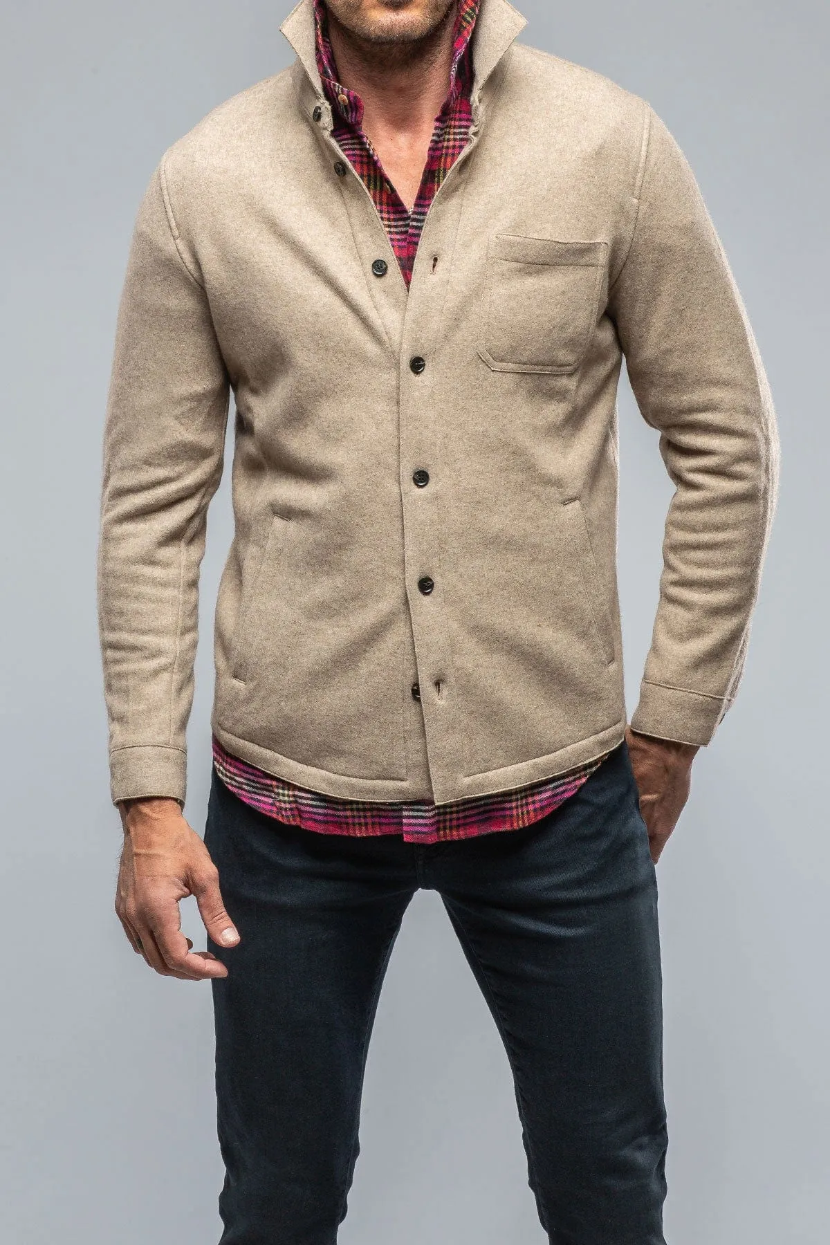 Sooter Cashmere Shirt in Natural