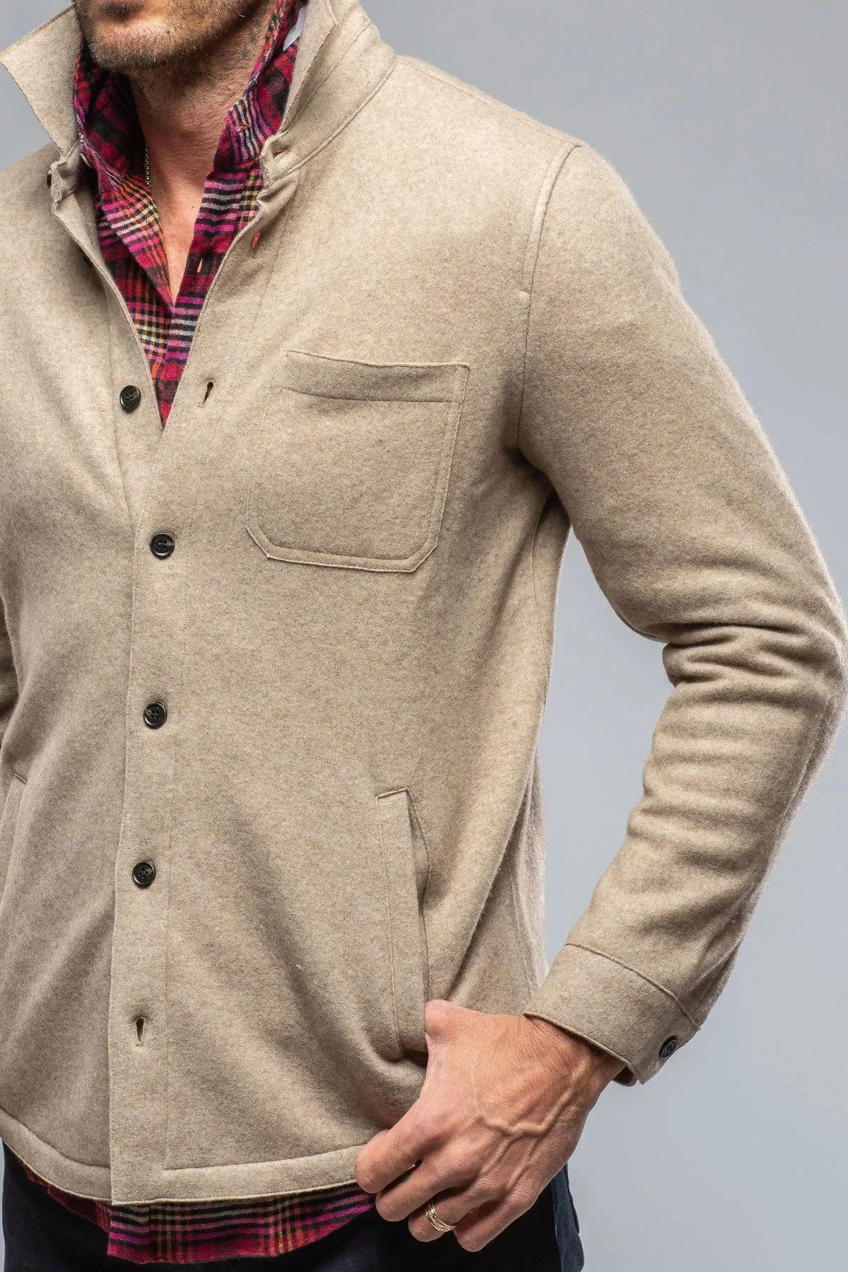 Sooter Cashmere Shirt in Natural