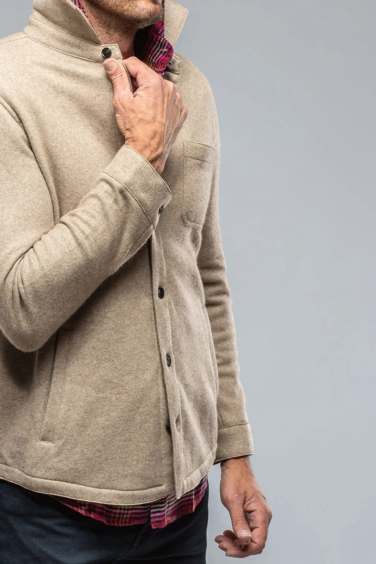 Sooter Cashmere Shirt in Natural