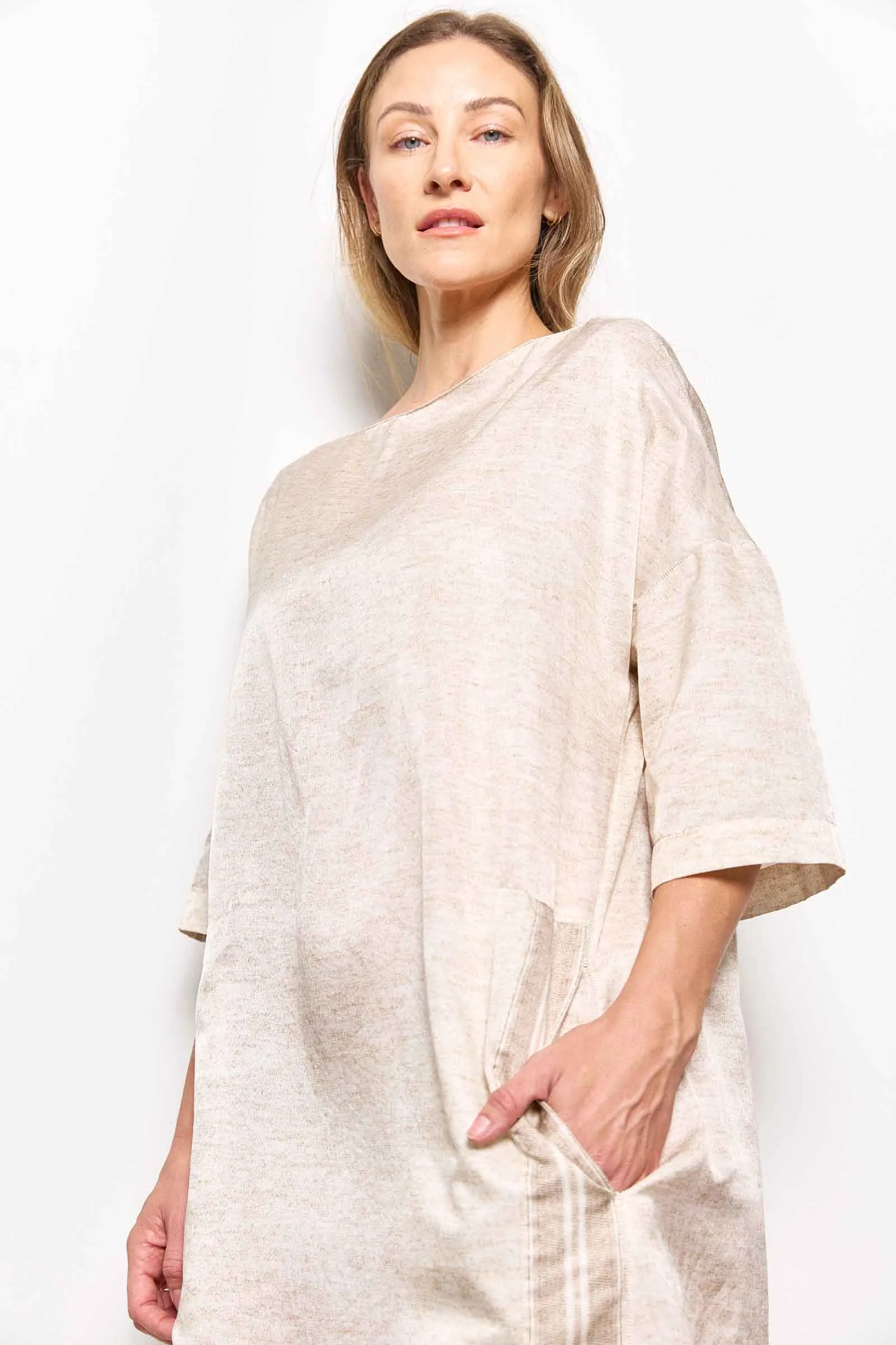 sunday cotton/silk sateen dress