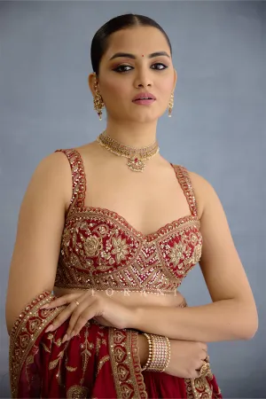 Surkh Lasya Blouse