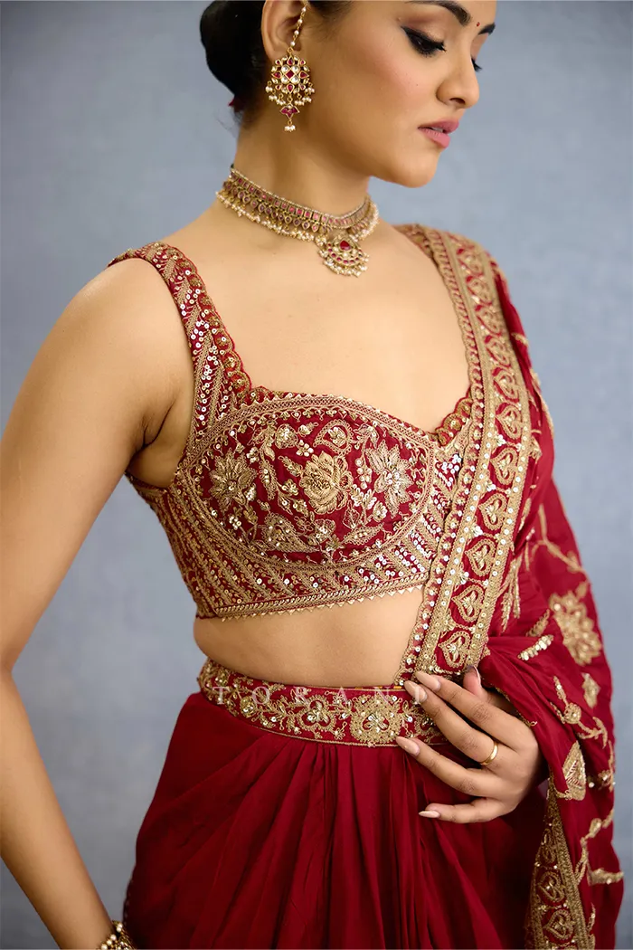 Surkh Lasya Blouse