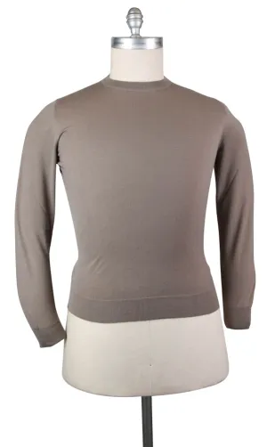 Svevo Parma Brown Cashmere Sweater - Size: Large US / 52 EU