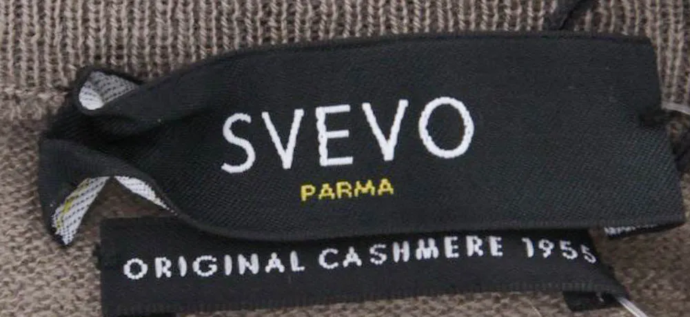Svevo Parma Brown Cashmere Sweater - Size: Large US / 52 EU