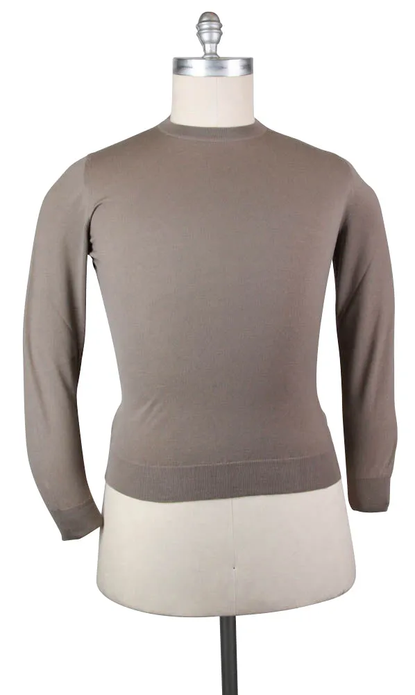 Svevo Parma Brown Cashmere Sweater - Size: Large US / 52 EU