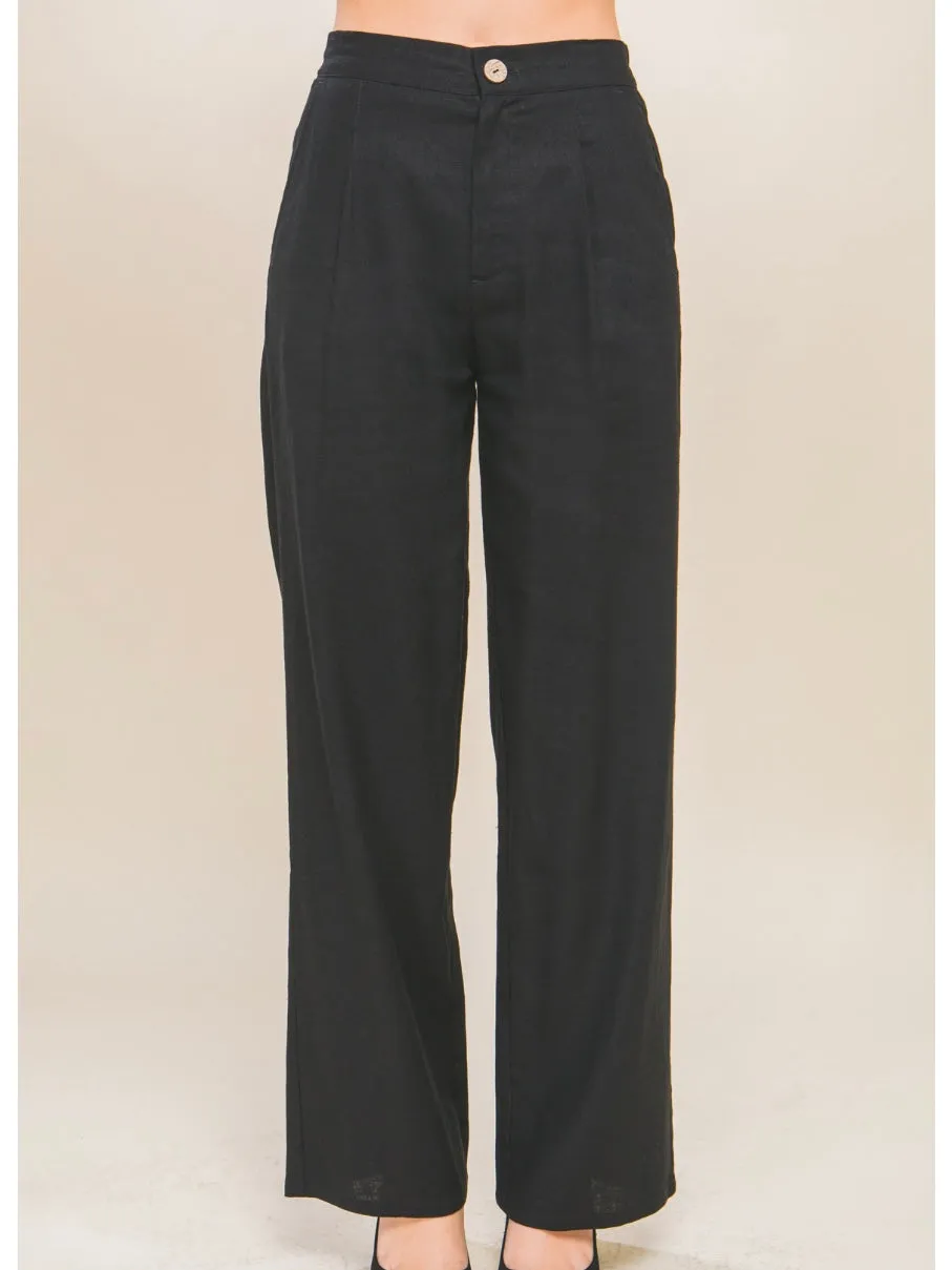 Sweet Escape - Tailored Pants (Black)