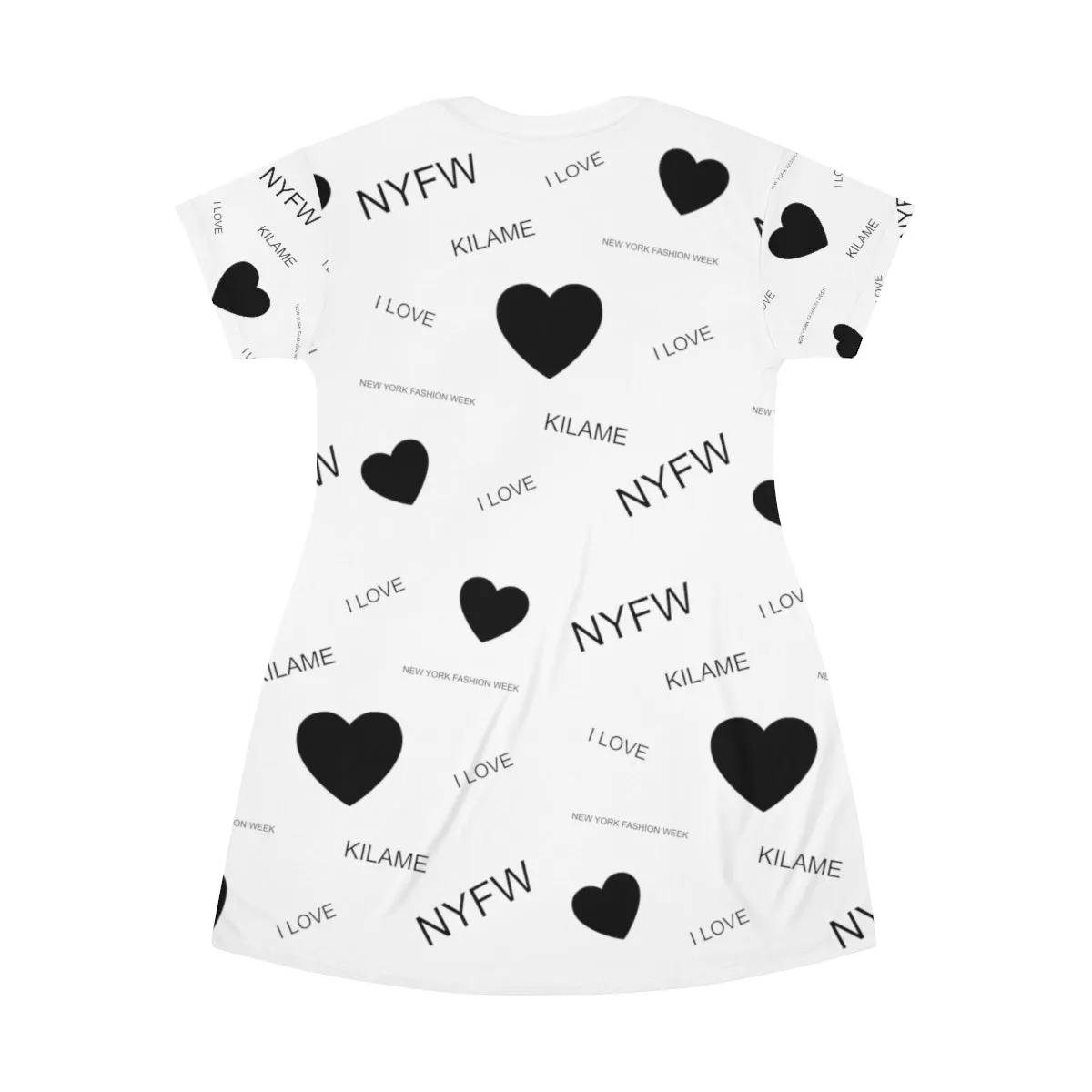 T-Shirt Dress 'I love NYFW'