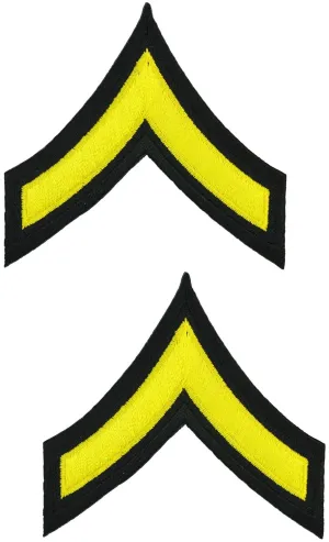 Tactical 365® Operation First Response Pair of Private Rank Uniform Chevrons