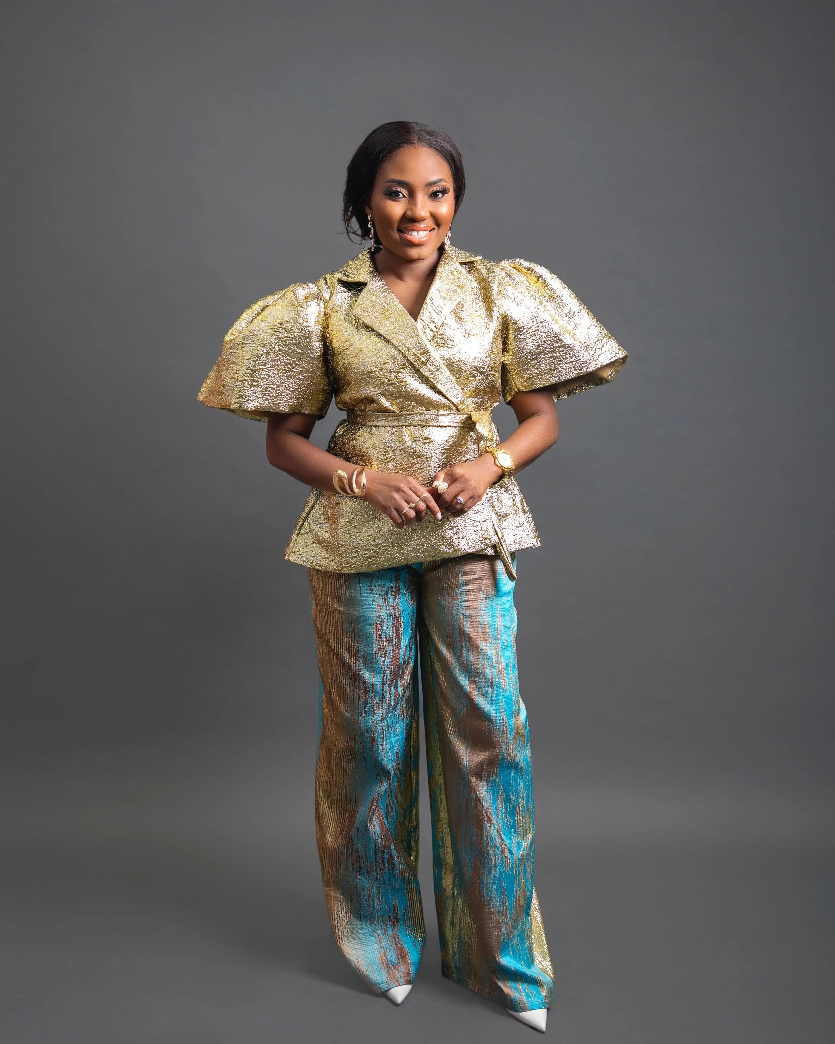 Tems Damask Straight Cut Pant