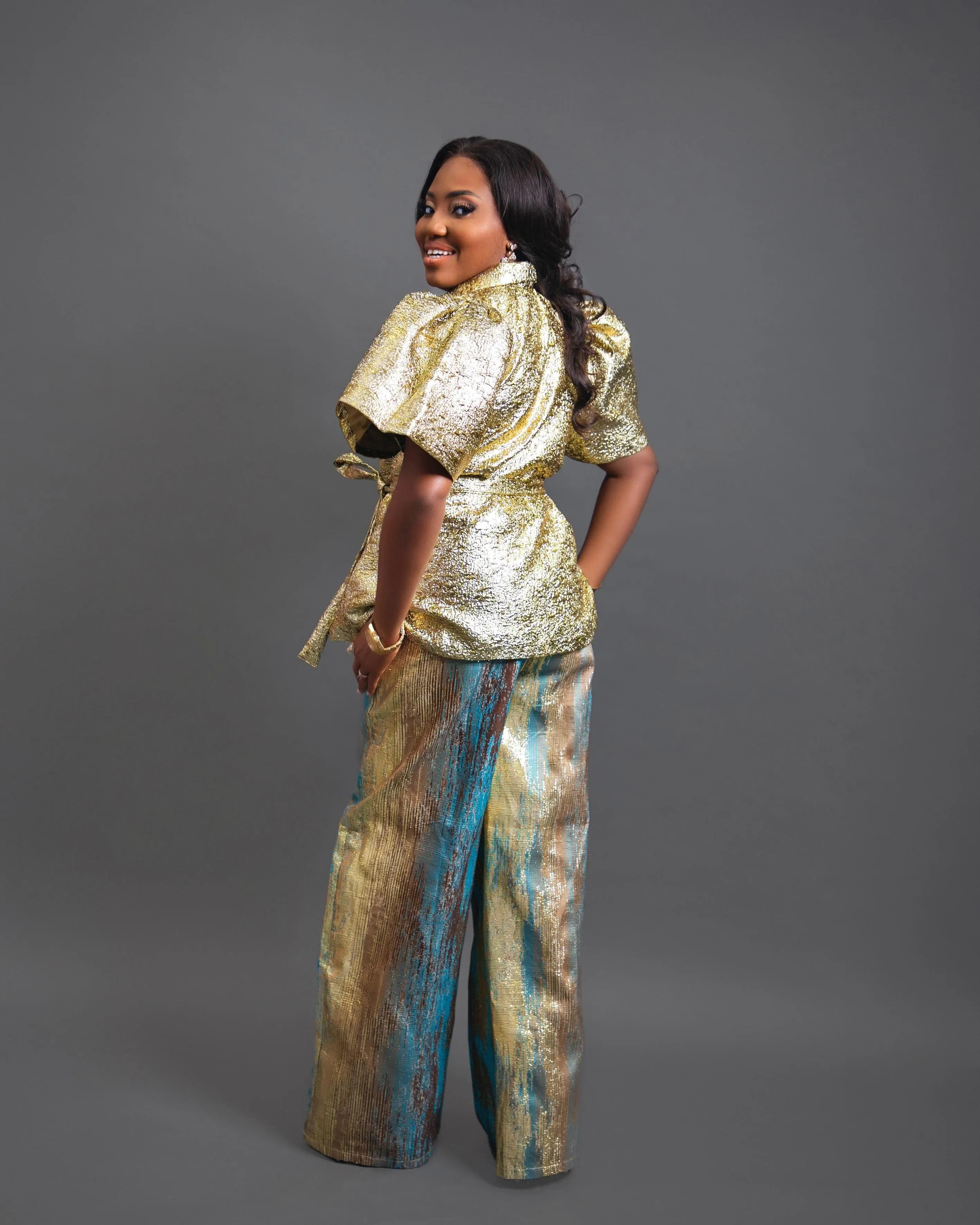 Tems Damask Straight Cut Pant