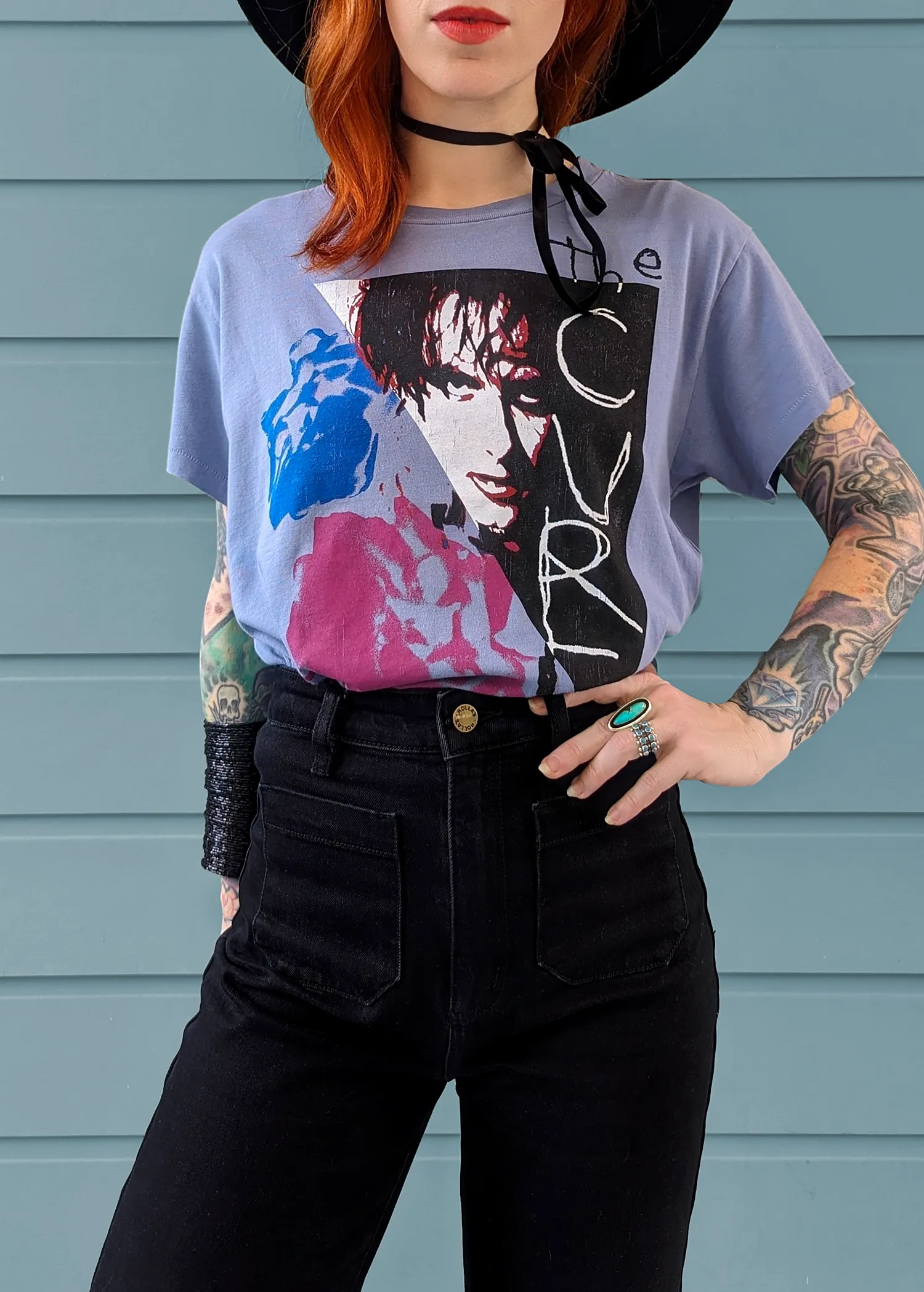The Cure Bloodflowers Girlfriend Tee