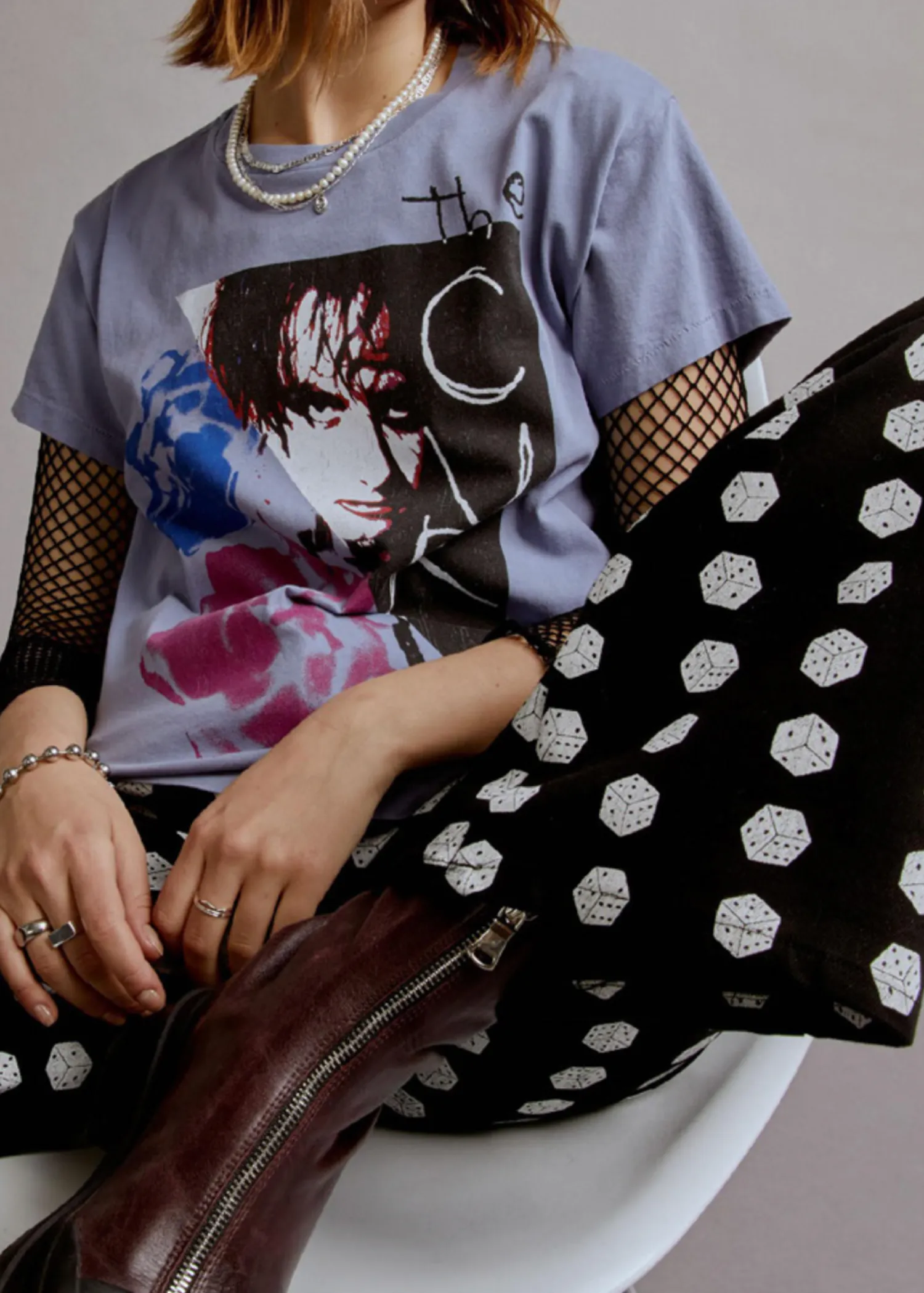 The Cure Bloodflowers Girlfriend Tee
