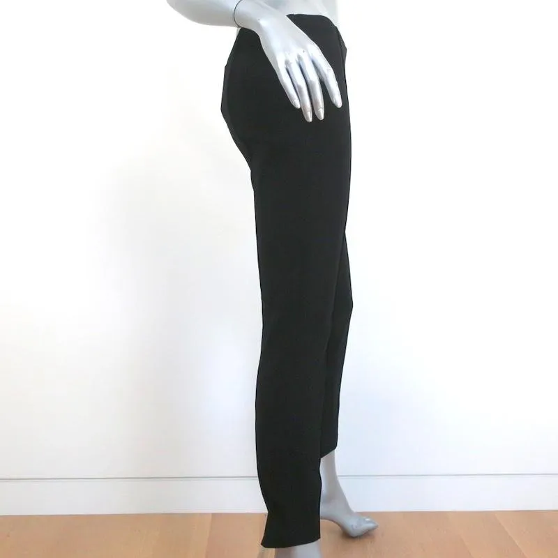 The Row Cosso Cropped Pants Black Stretch Jersey Size Medium NEW