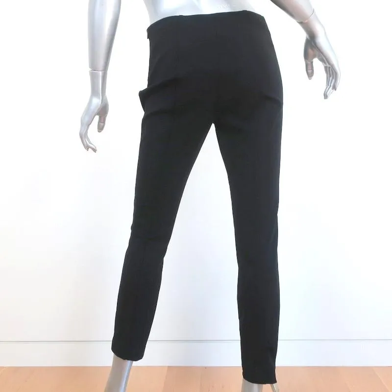The Row Cosso Cropped Pants Black Stretch Jersey Size Medium NEW