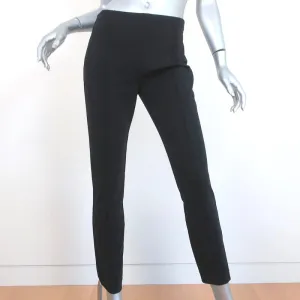 The Row Cosso Cropped Pants Black Stretch Jersey Size Medium NEW