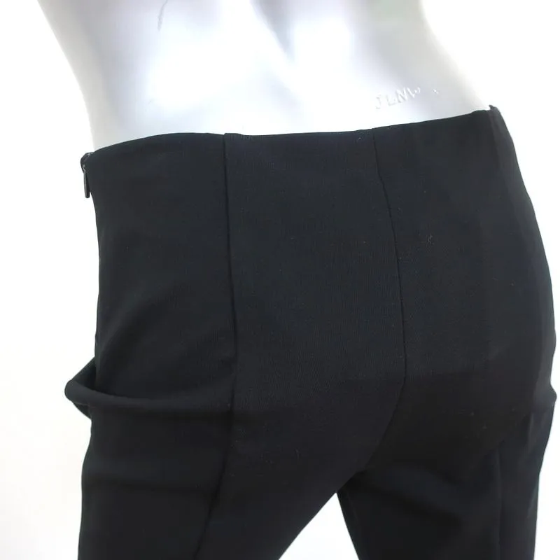 The Row Cosso Cropped Pants Black Stretch Jersey Size Medium NEW