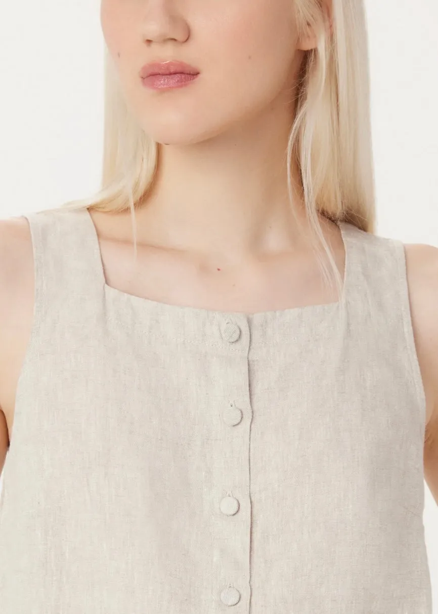 The Shell Linen Top