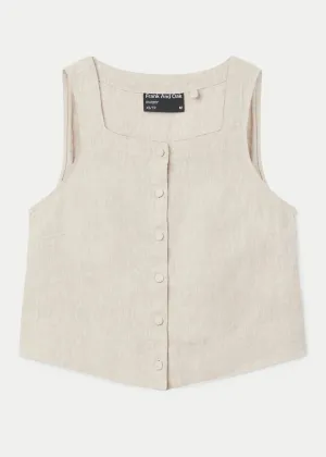 The Shell Linen Top