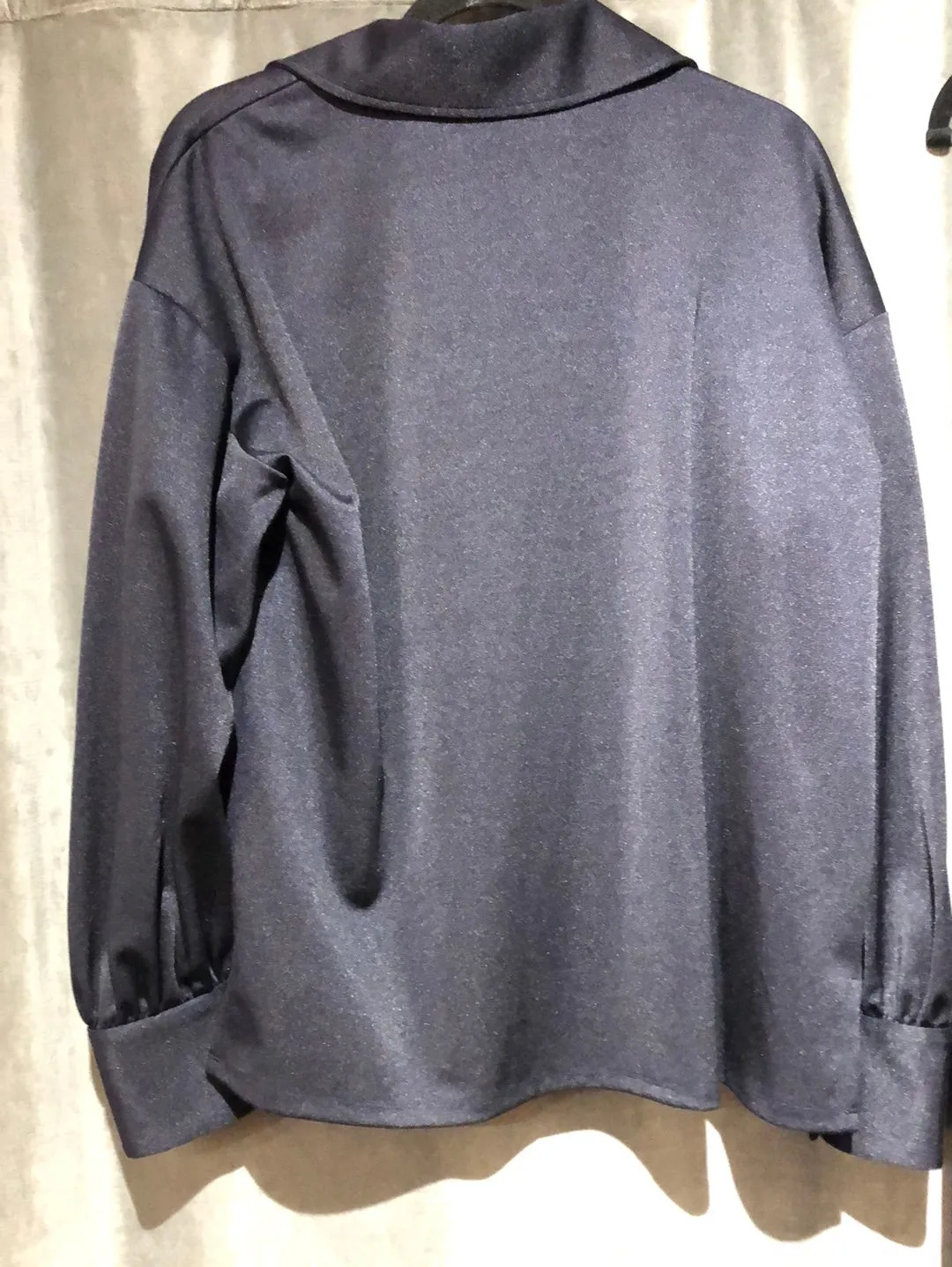 Tibi navy 3 peice Pants/Skirt/Button Up shirt Set