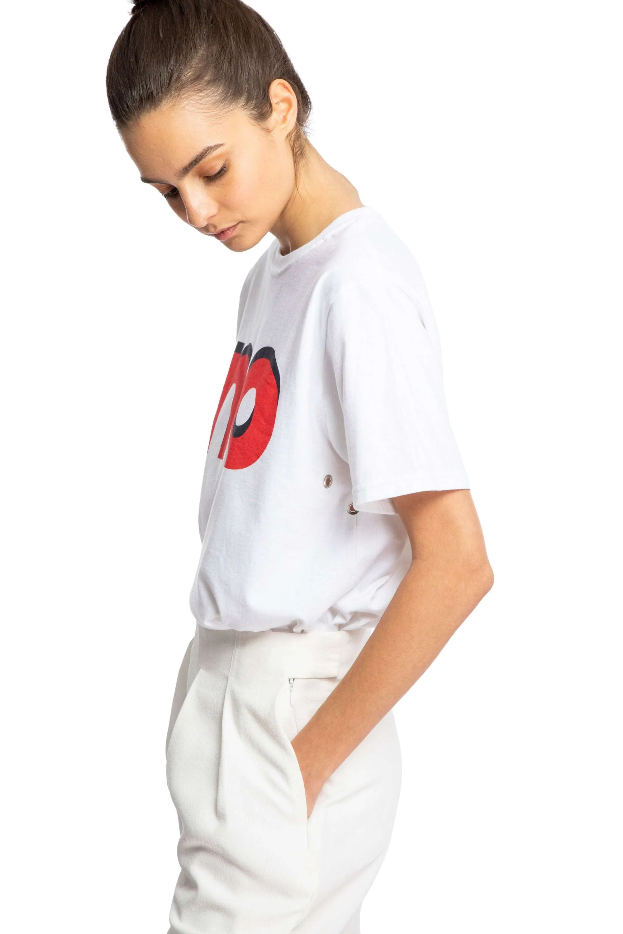 Trey White Pleated Pants
