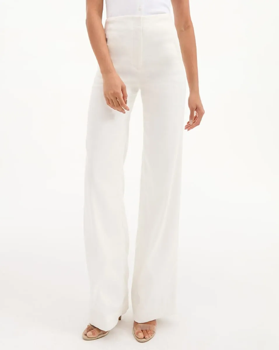 Veronica Beard Jude Pant in Off White