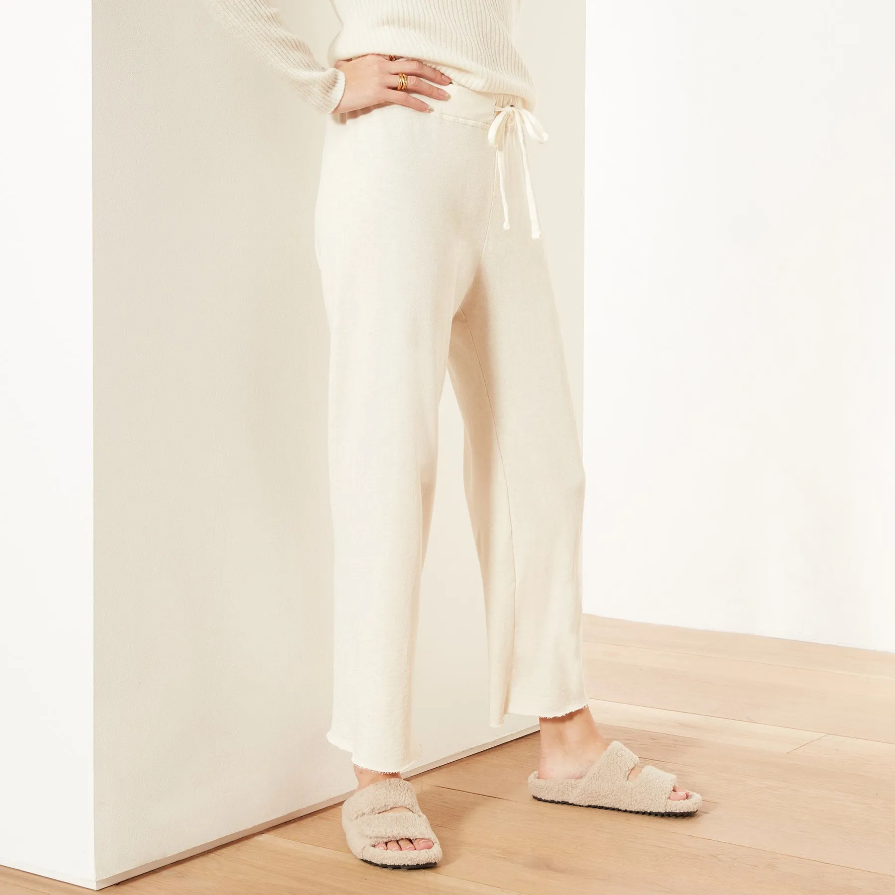 Vintage French Terry Cutoff Sweatpant - Marshmallow