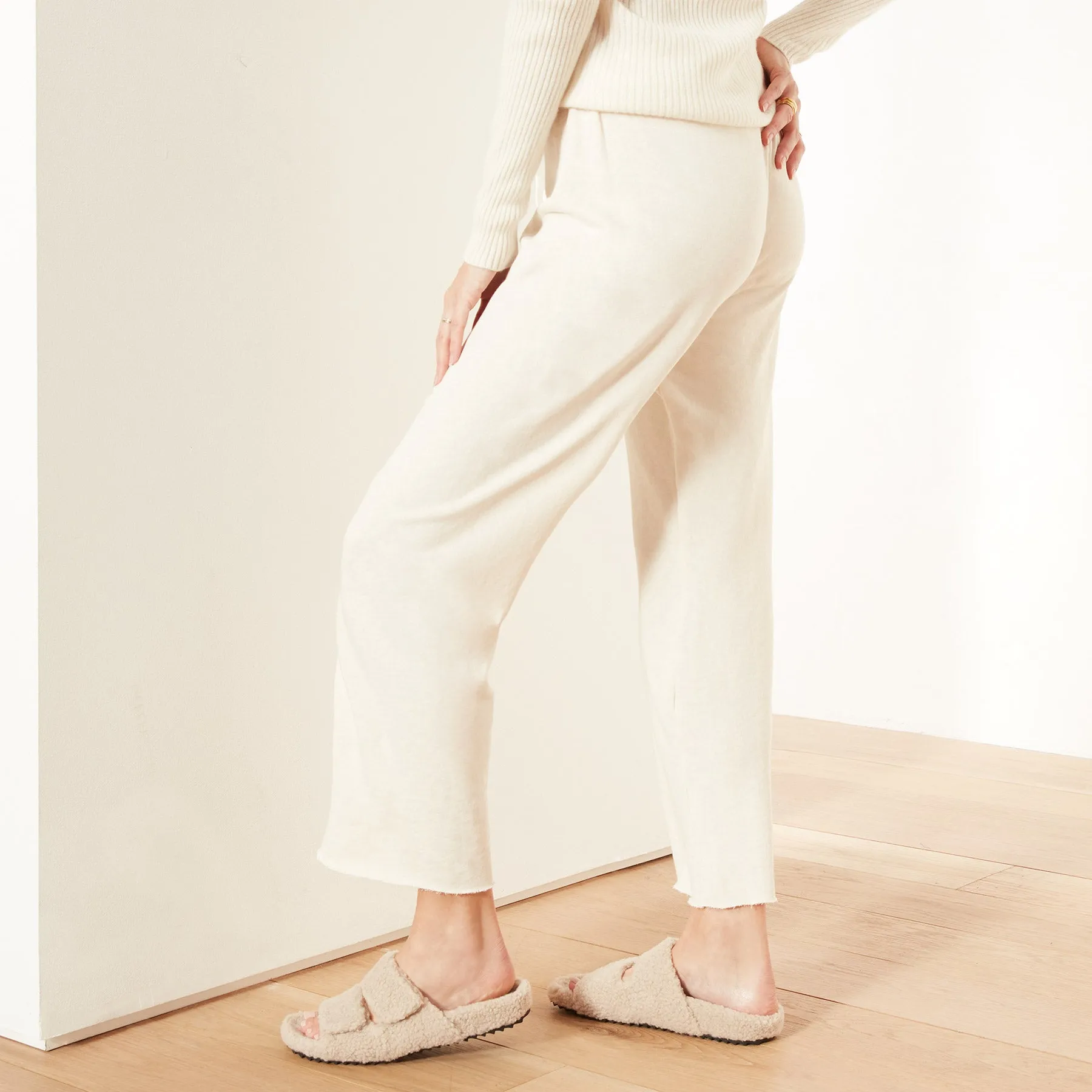 Vintage French Terry Cutoff Sweatpant - Marshmallow