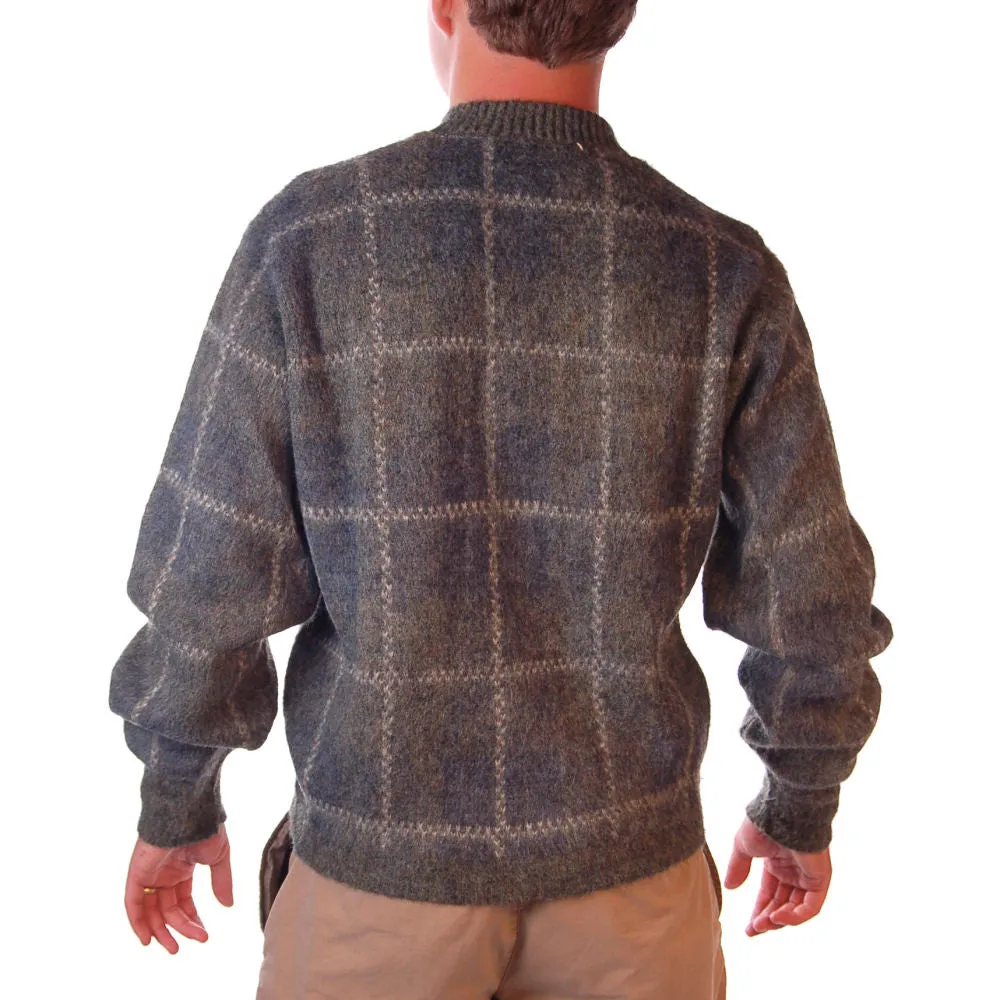 Vintage Mens Zip Sweater Robert Bruce Fleecemore 1970S