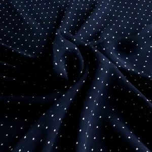 Viscose Chiffon Fabric - Navy blue