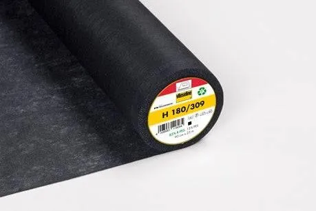 Vlieseline Fusible Interfacing - H180/309 - Light - Black