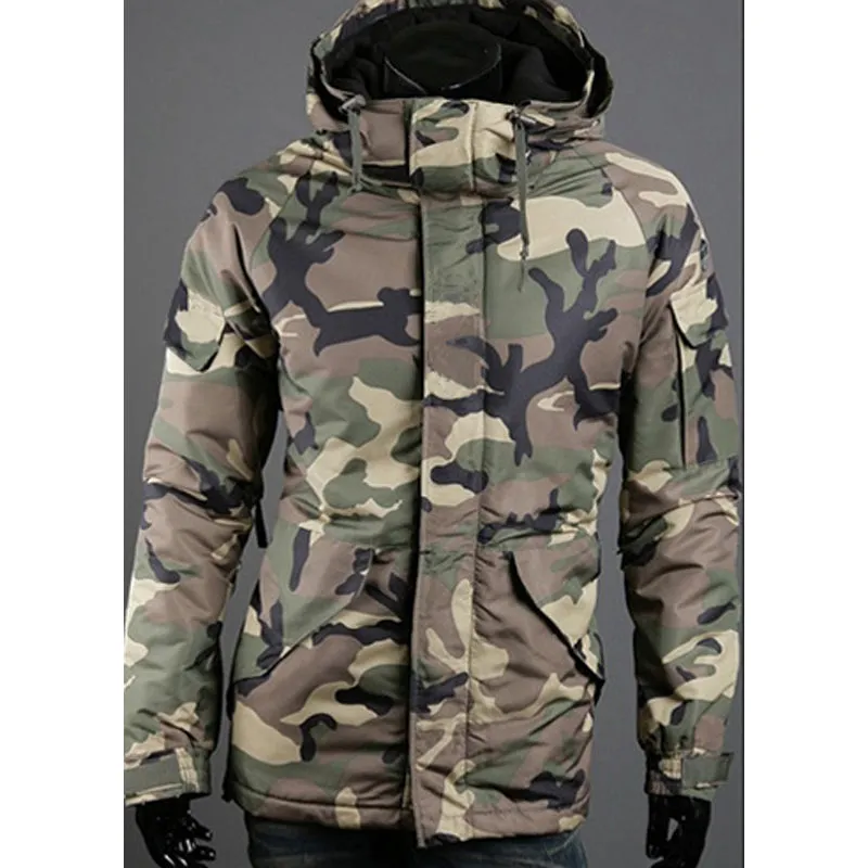 West Louis™ Camouflage Army Outwear Design Jacket